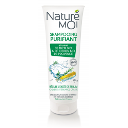 Натурален шампоан за мазна коса с мащерка и лимон Purifiant – Nature moi